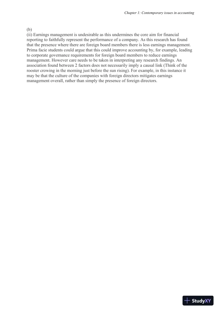 Solution Manual for Contemporary Issues in Accounting, 2nd Edition, page 17