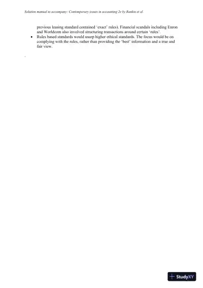 Solution Manual for Contemporary Issues in Accounting, 2nd Edition - Page 22 preview image