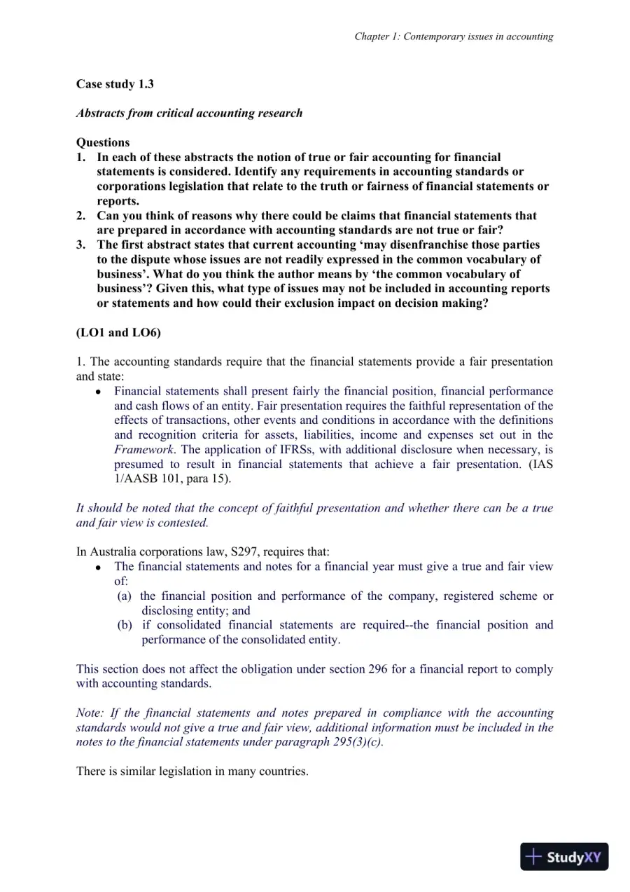 Solution Manual for Contemporary Issues in Accounting, 2nd Edition, page 23