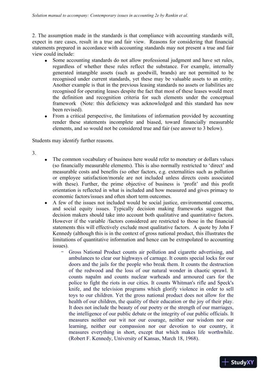 Solution Manual for Contemporary Issues in Accounting, 2nd Edition, page 24
