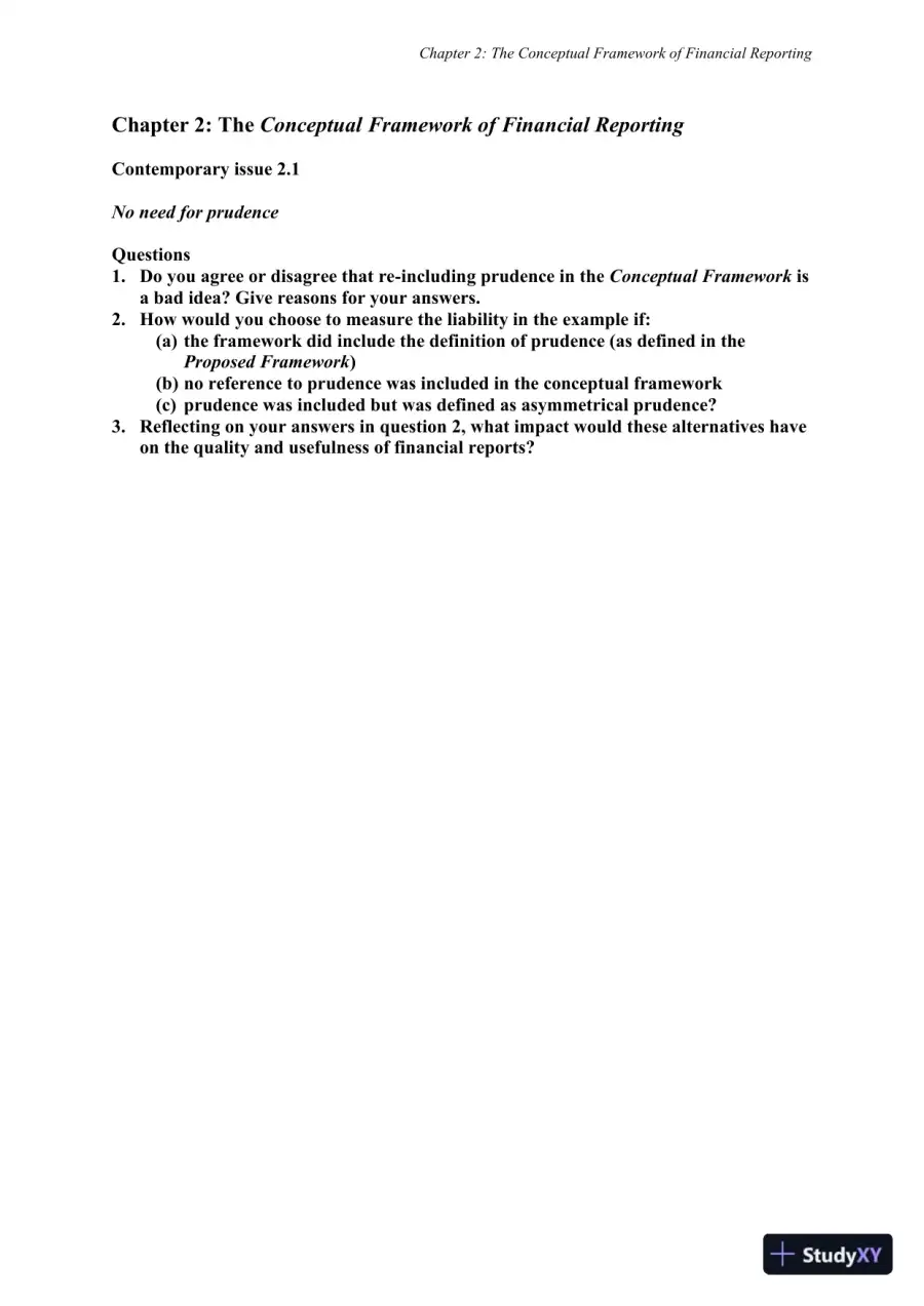 Solution Manual for Contemporary Issues in Accounting, 2nd Edition, page 25