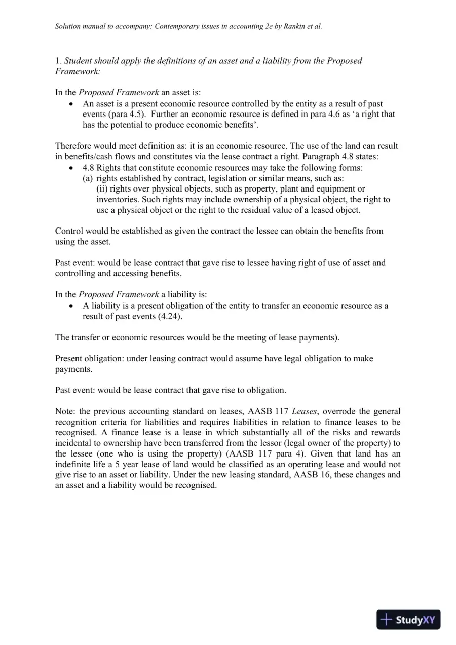 Solution Manual for Contemporary Issues in Accounting, 2nd Edition, page 28