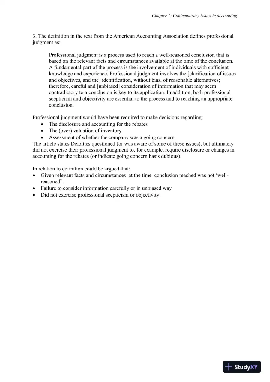Solution Manual for Contemporary Issues in Accounting, 2nd Edition, page 7