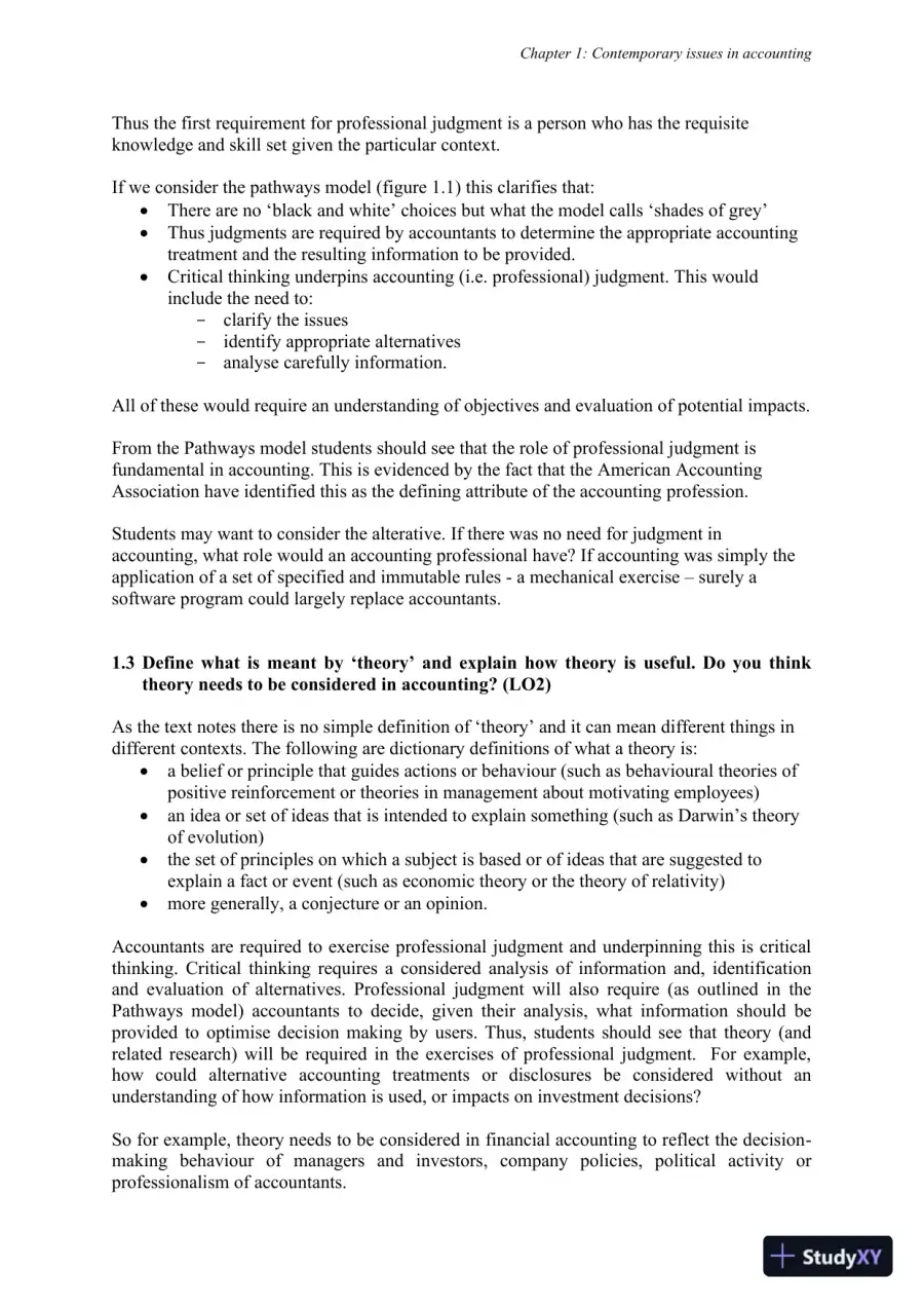 Solution Manual for Contemporary Issues in Accounting, 2nd Edition, page 9