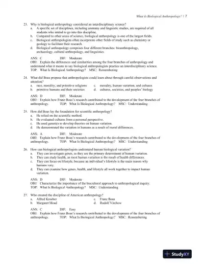 Test Bank For Our Origins, 5th Edition - Page 11 preview image