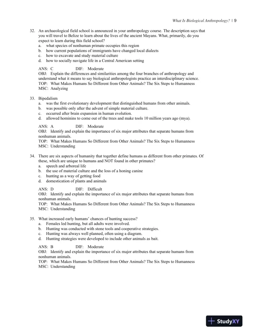 Test Bank For Our Origins, 5th Edition, page 13