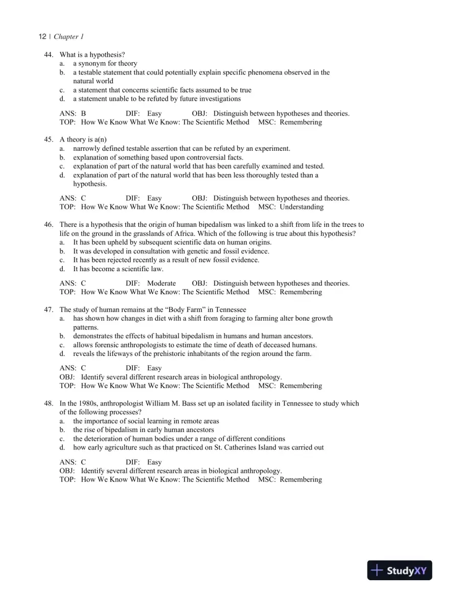 Test Bank For Our Origins, 5th Edition, page 16