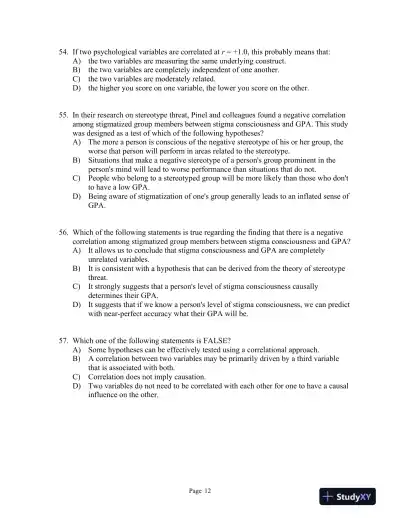 Social Psychology: The Science of Everyday Life First Edition Test Bank - Page 15 preview image