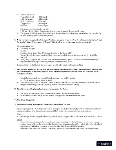 Medical Nutrition Therapy: A Case Study Approach 4th Edition Solution Manual - Page 14 preview image