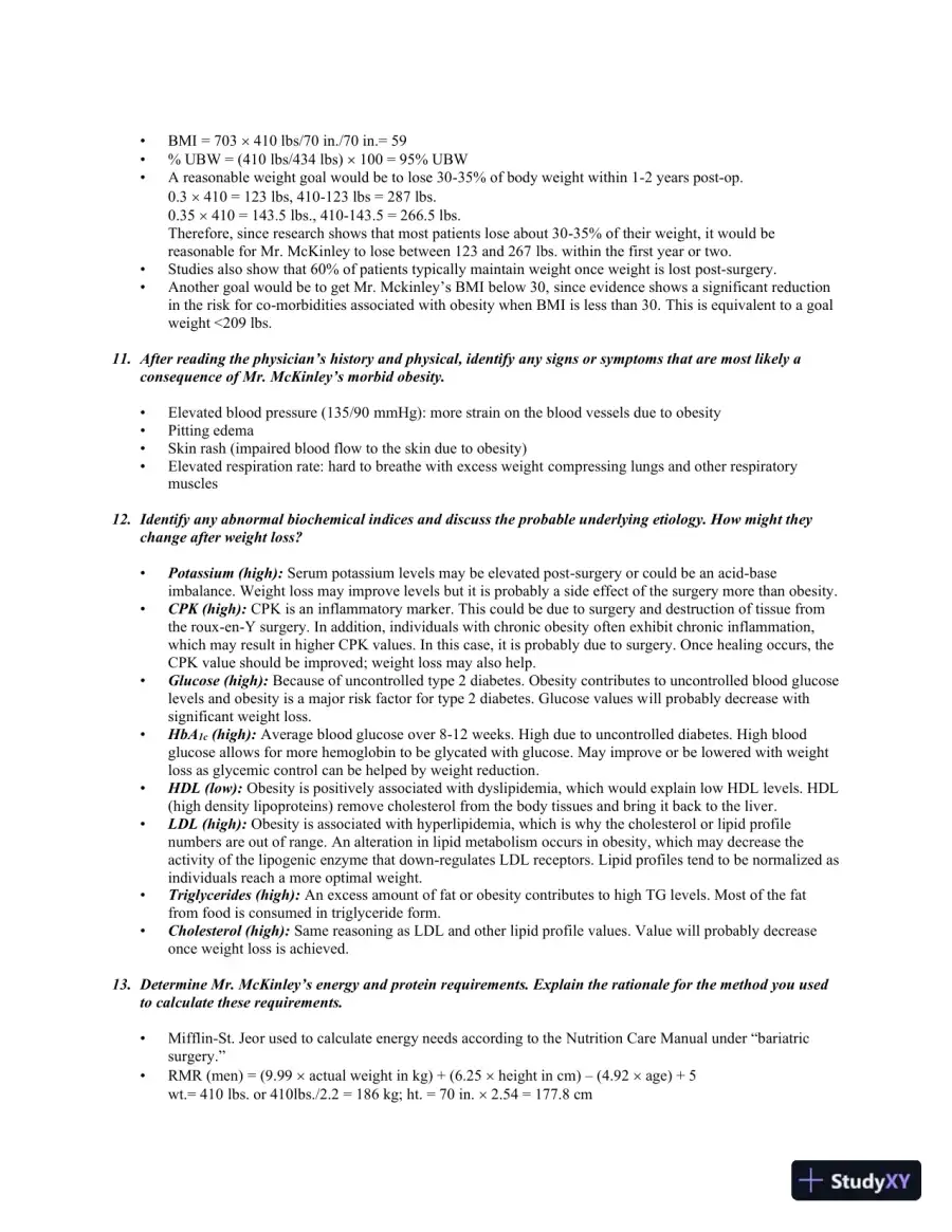 Medical Nutrition Therapy: A Case Study Approach 4th Edition Solution Manual, page 24