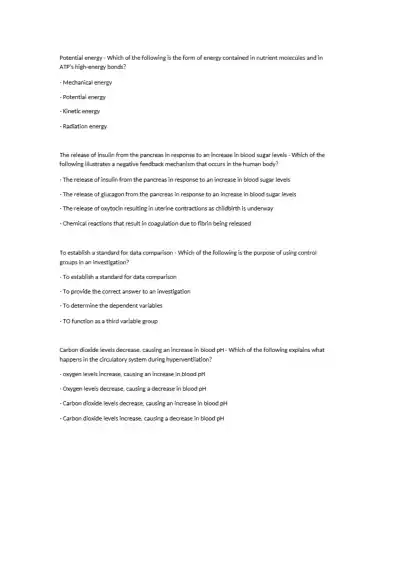 ATI TEAS Practice Questions - Page 3 preview image