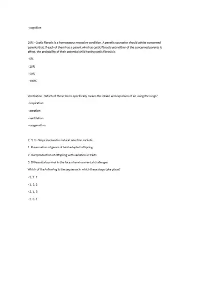 ATI TEAS Practice Questions - Page 5 preview image