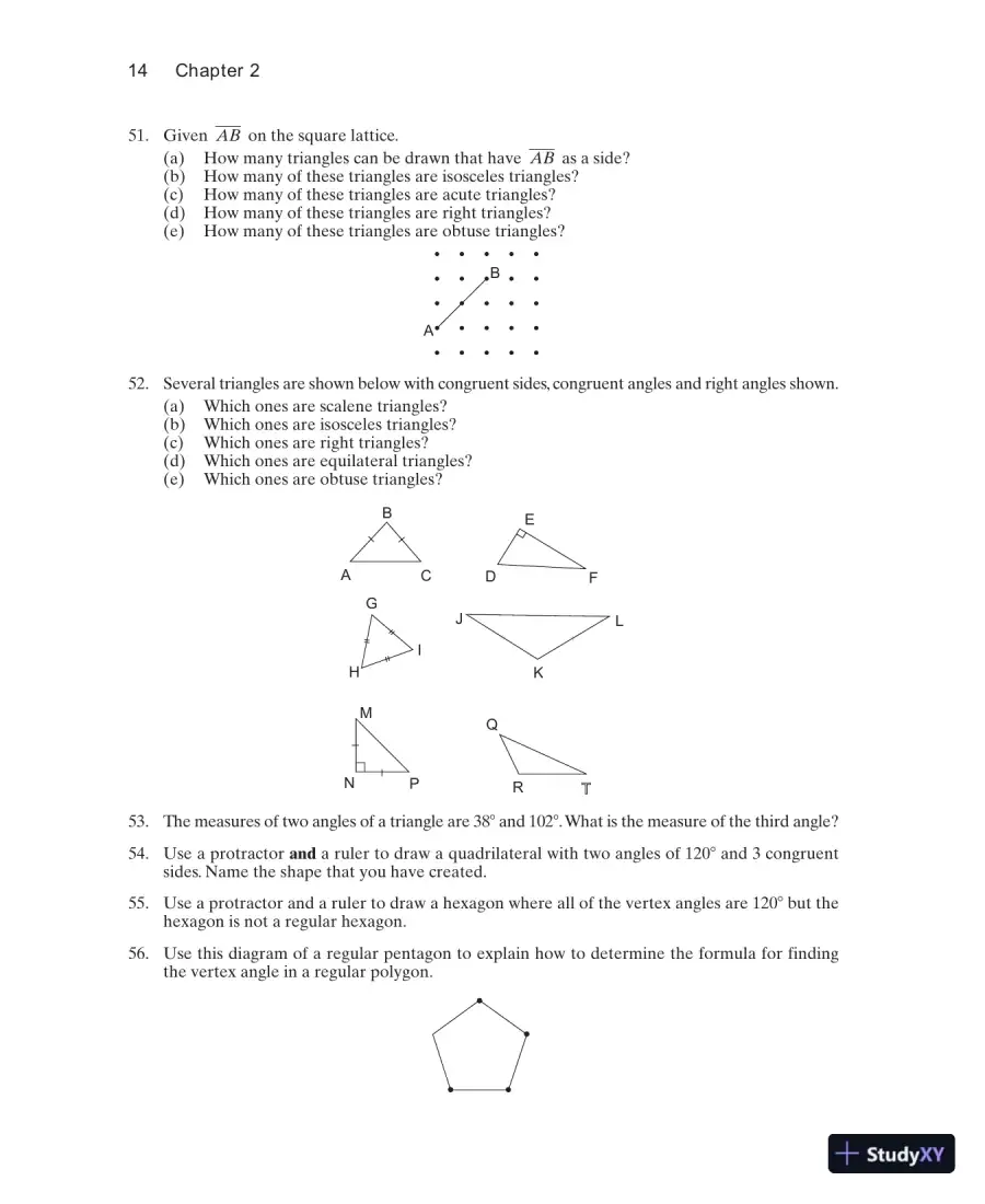 Test Bank For College Geometry: A Problem Solving Approach with Applications, 2nd Edition, page 15