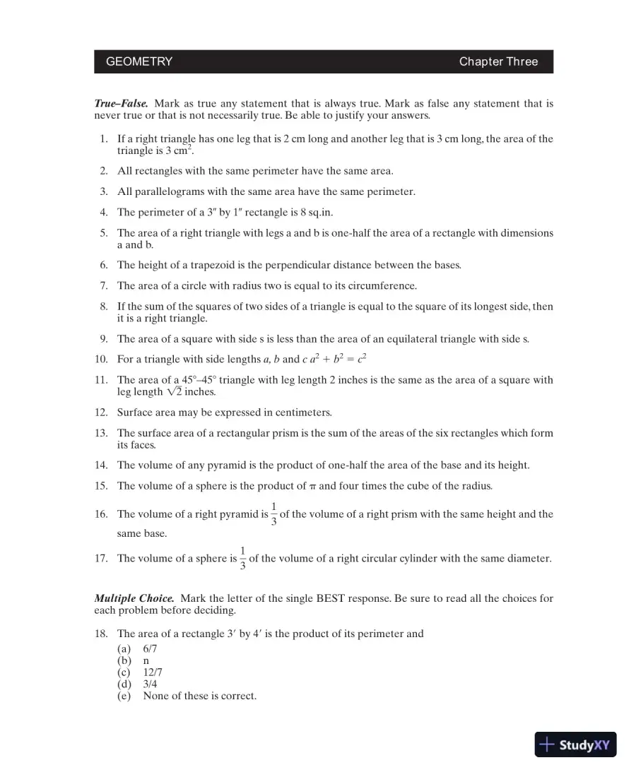 Test Bank For College Geometry: A Problem Solving Approach with Applications, 2nd Edition, page 20