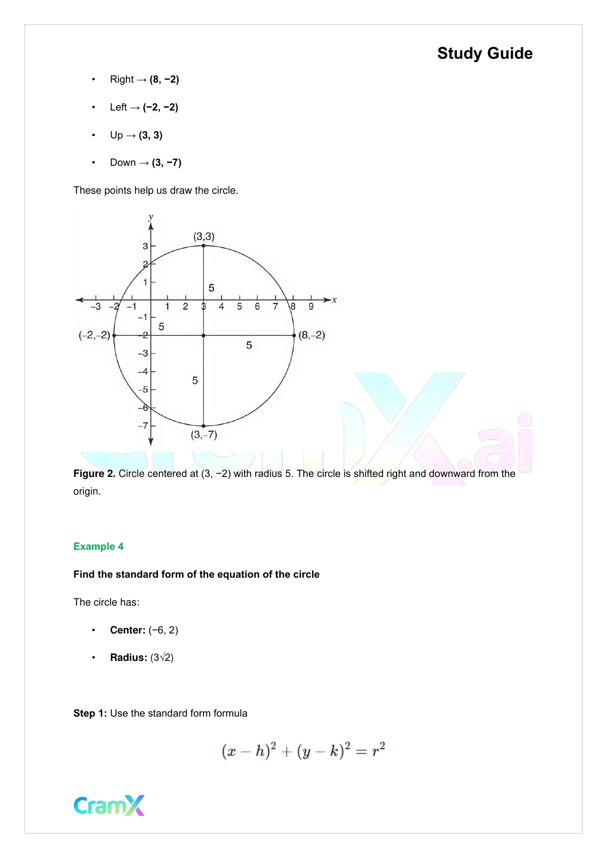 Algebra II – Conic Sections - Page 10 preview image