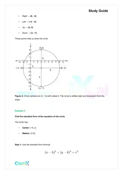 Algebra II – Conic Sections - Page 10 preview image