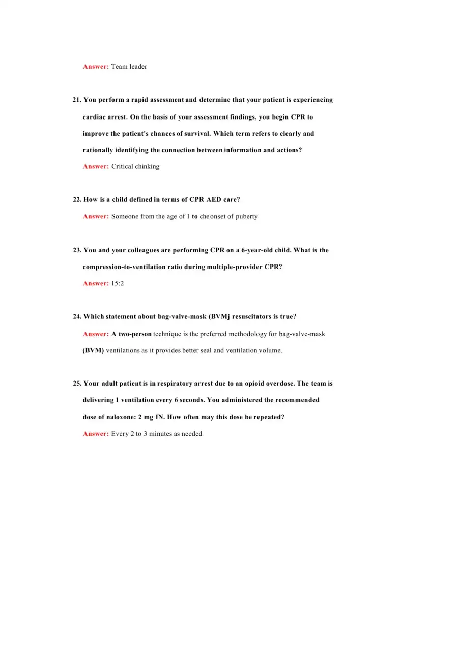 BLS FINAL EXAM 2024, page 5