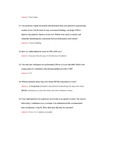 BLS FINAL EXAM 2024 - Page 5 preview image