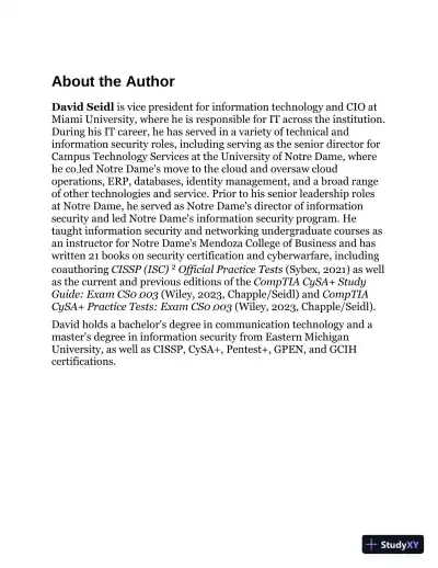 CompTIA Security+ Practice Tests: Exam SY0-701 (2024) - Page 10 preview image