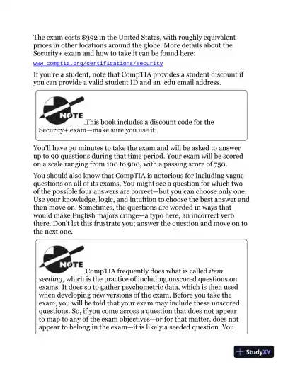CompTIA Security+ Practice Tests: Exam SY0-701 (2024) - Page 14 preview image