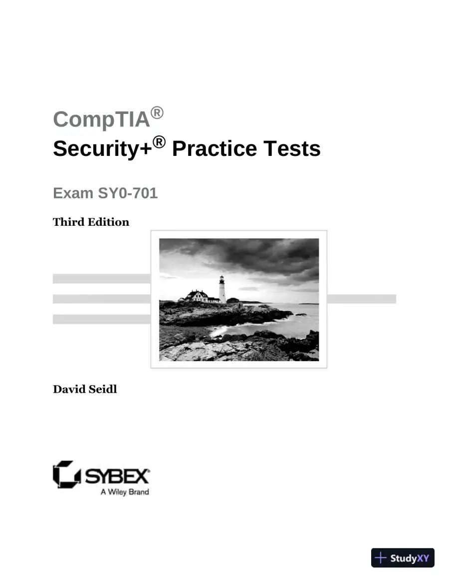 CompTIA Security+ Practice Tests: Exam SY0-701 (2024), page 6