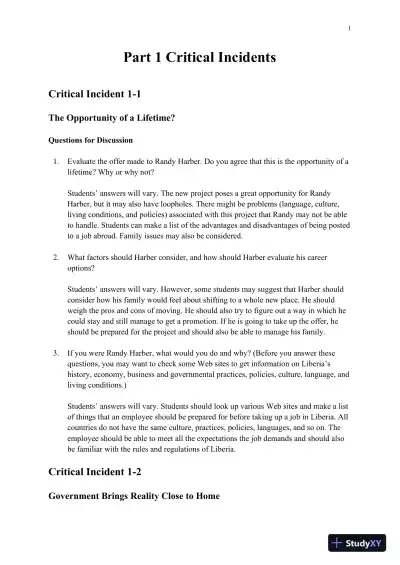 Supervision: Concepts and Practices of Management, 13th Edition Solution Manual - Page 1 preview image