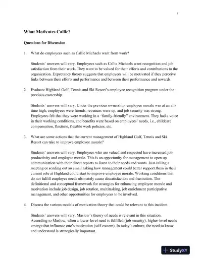 Supervision: Concepts and Practices of Management, 13th Edition Solution Manual - Page 16 preview image