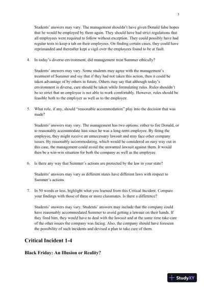 Supervision: Concepts and Practices of Management, 13th Edition Solution Manual - Page 6 preview image