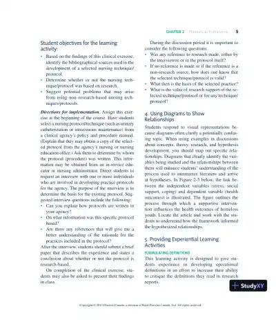 Nursing Research In Canada: Methods, Critical Appraisal, And Utilization, 3rd Canadian Edition Lecture Notes - Page 10 preview image
