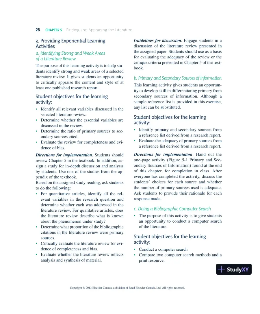 Nursing Research In Canada: Methods, Critical Appraisal, And Utilization, 3rd Canadian Edition Lecture Notes, page 29
