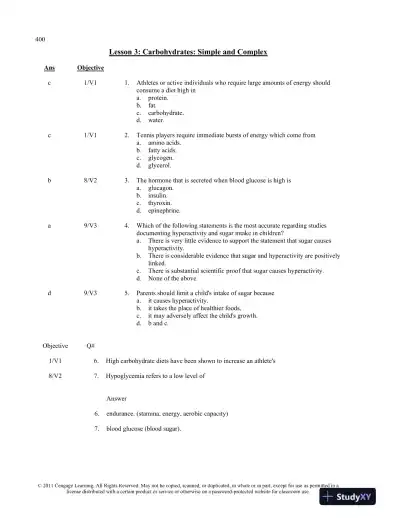 Understanding Nutrition 12th edition Test Bank - Page 6 preview image