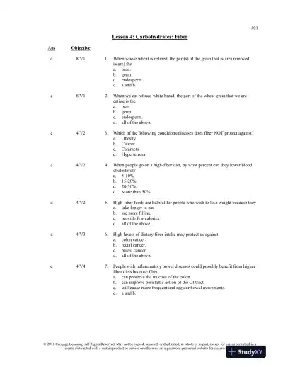 Understanding Nutrition 12th edition Test Bank - Page 7 preview image