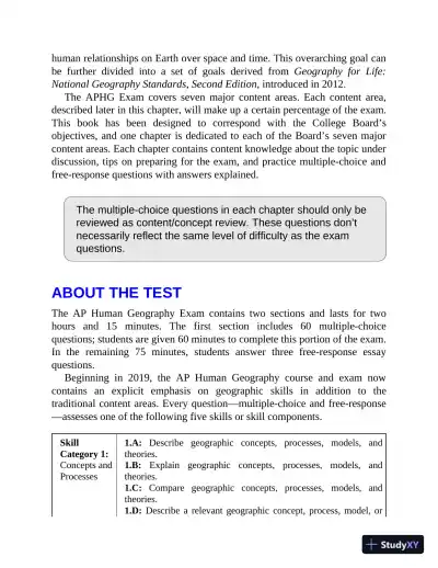 AP Human Geography: with 2 Practice Tests (2020) - Page 14 preview image