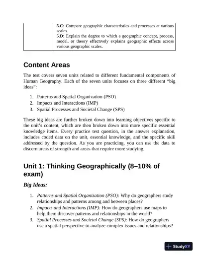 AP Human Geography: with 2 Practice Tests (2020) - Page 16 preview image