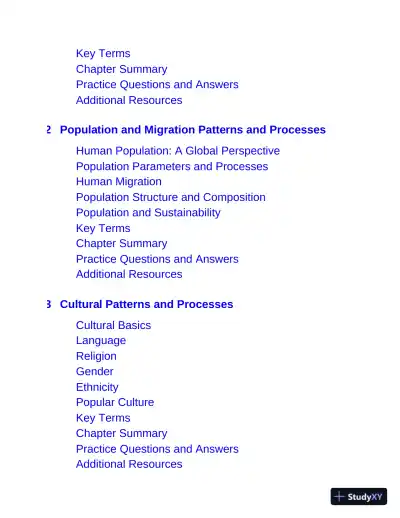 AP Human Geography: with 2 Practice Tests (2020) - Page 8 preview image