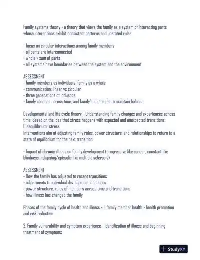 NURS480 Nursing Diagnosis Study Guide Practice Exam With Answers (250 Solved Questions) - Page 7 preview image