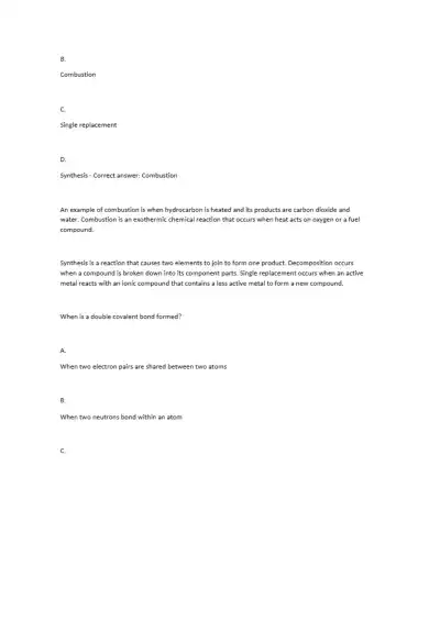 ATI TEAS Test Practice Questions and Answers Solut - Page 5 preview image