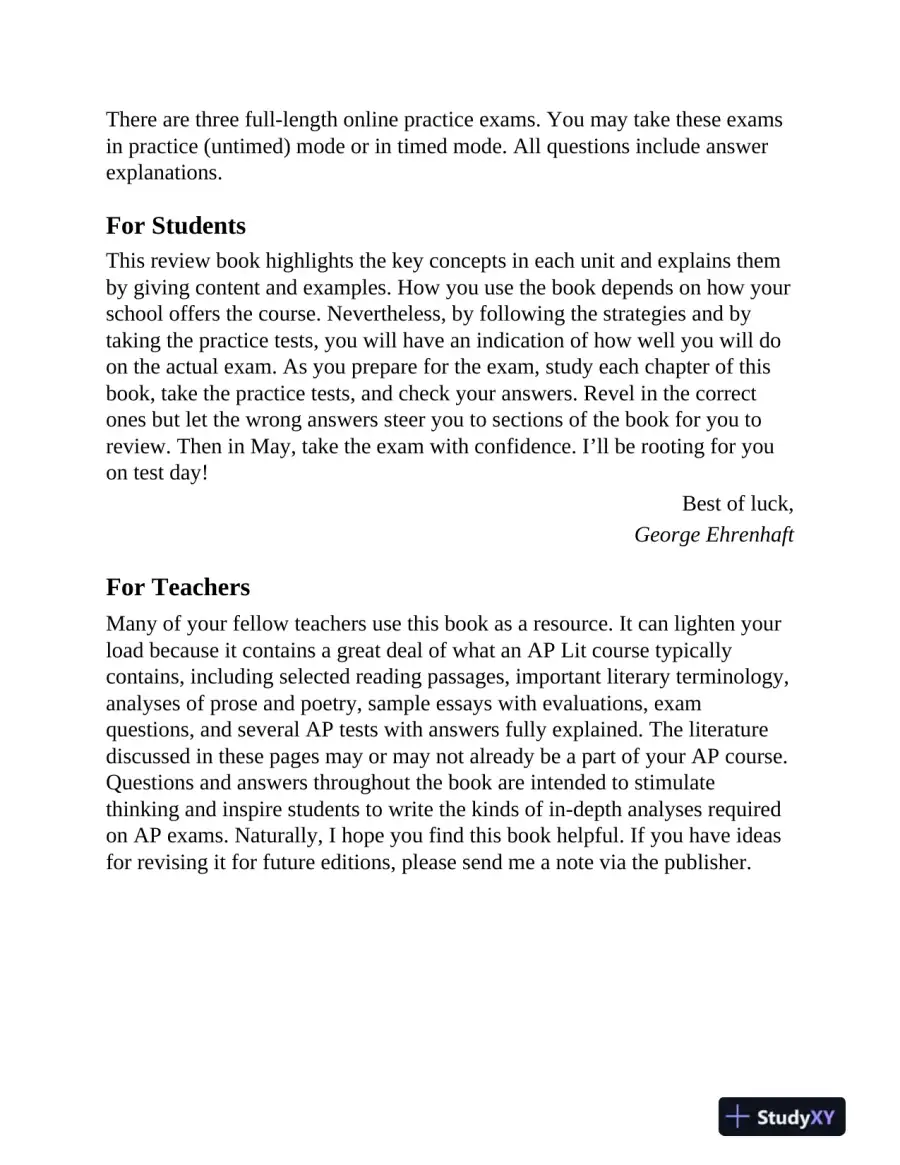 AP English Literature and Composition Premium, 2024: 8 Practice Tests + Comprehensive Review (2024), page 13
