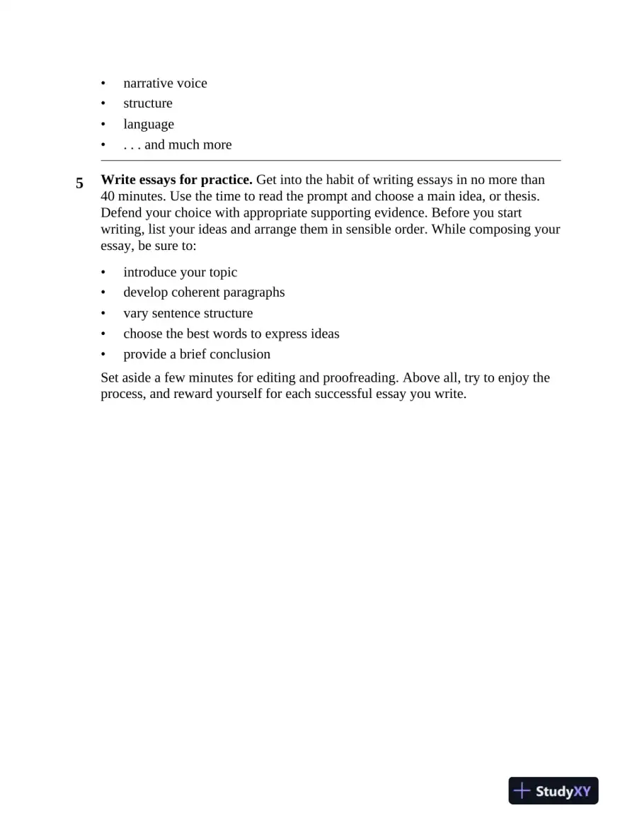 AP English Literature and Composition Premium, 2024: 8 Practice Tests + Comprehensive Review (2024), page 15