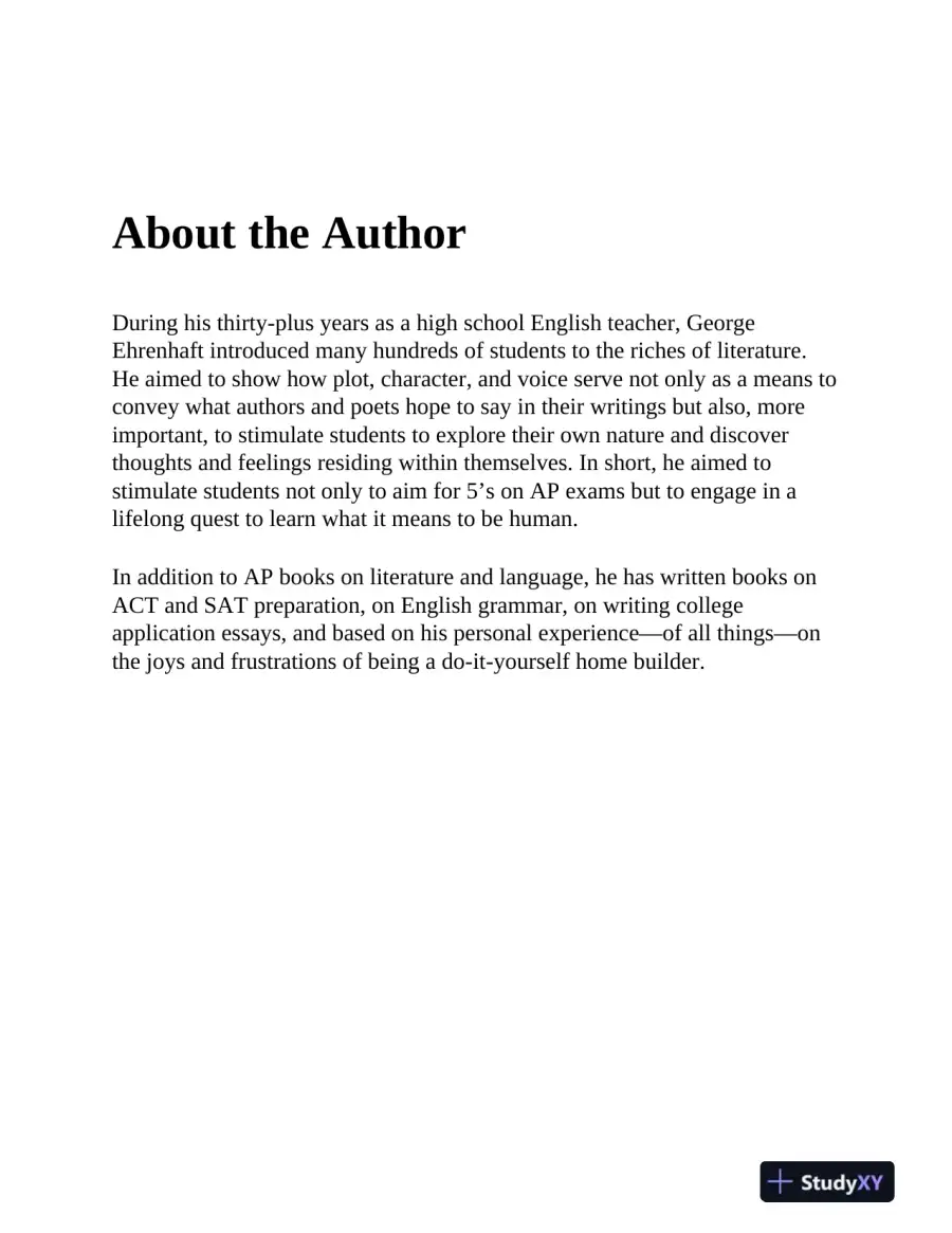 AP English Literature and Composition Premium, 2024: 8 Practice Tests + Comprehensive Review (2024), page 8