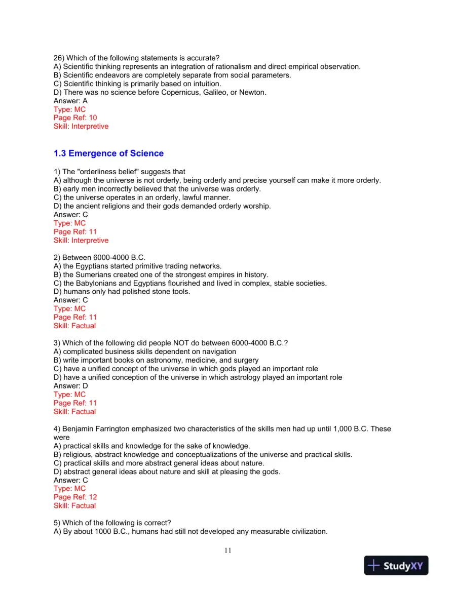 Test Bank for Research Methods: A Process of Inquiry, 9th Edition, page 12