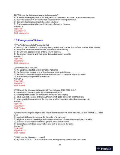 Test Bank for Research Methods: A Process of Inquiry, 9th Edition - Page 12 preview image