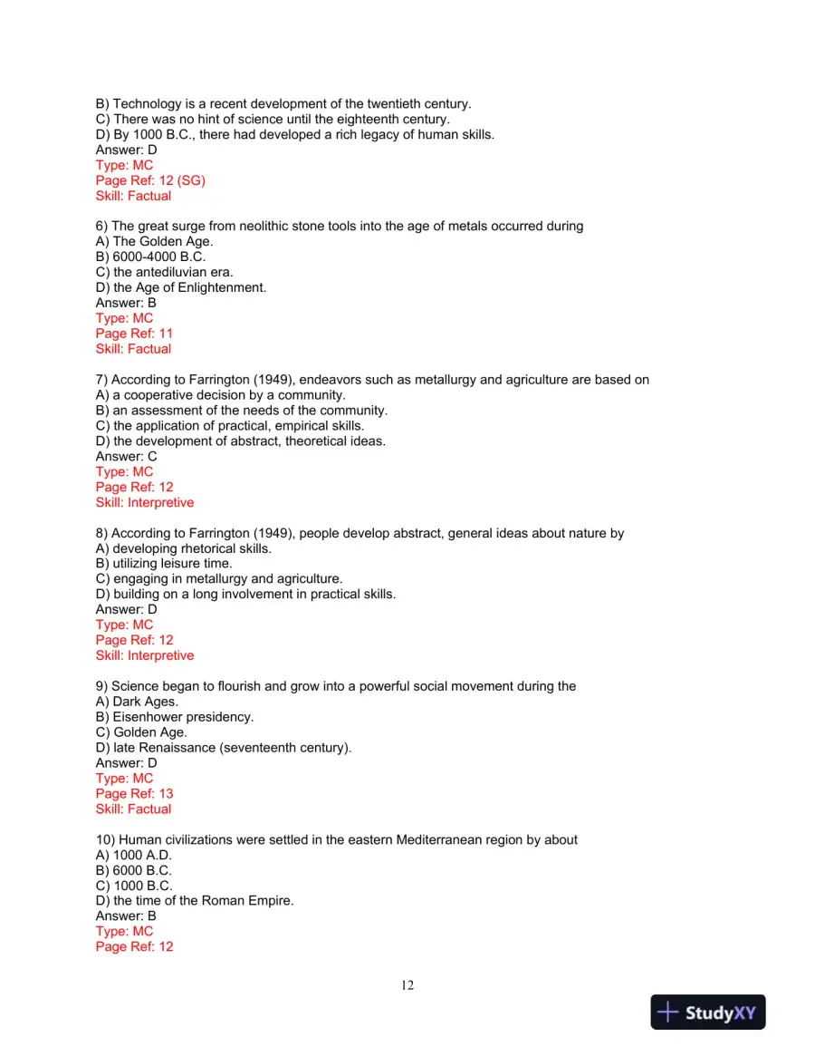 Test Bank for Research Methods: A Process of Inquiry, 9th Edition, page 13