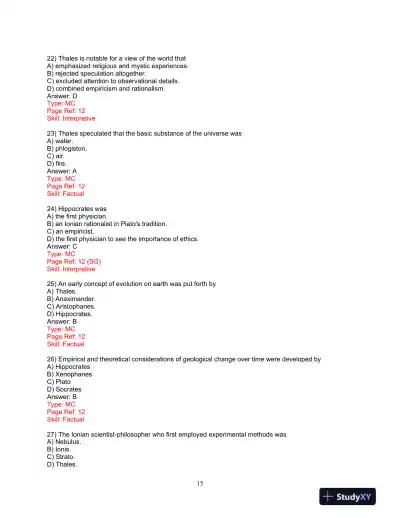 Test Bank for Research Methods: A Process of Inquiry, 9th Edition - Page 16 preview image