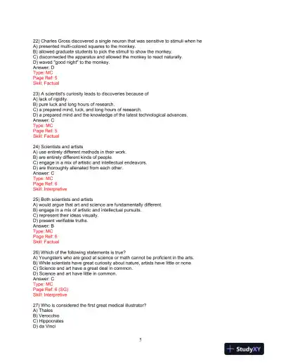 Test Bank for Research Methods: A Process of Inquiry, 9th Edition - Page 6 preview image