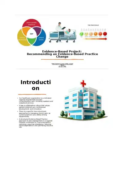 Recommending an Evidence-Based Practice Change - Page 1 preview image