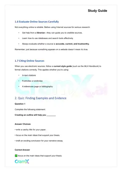 Writing - How to Research and Organize Your Writing - Page 3 preview image