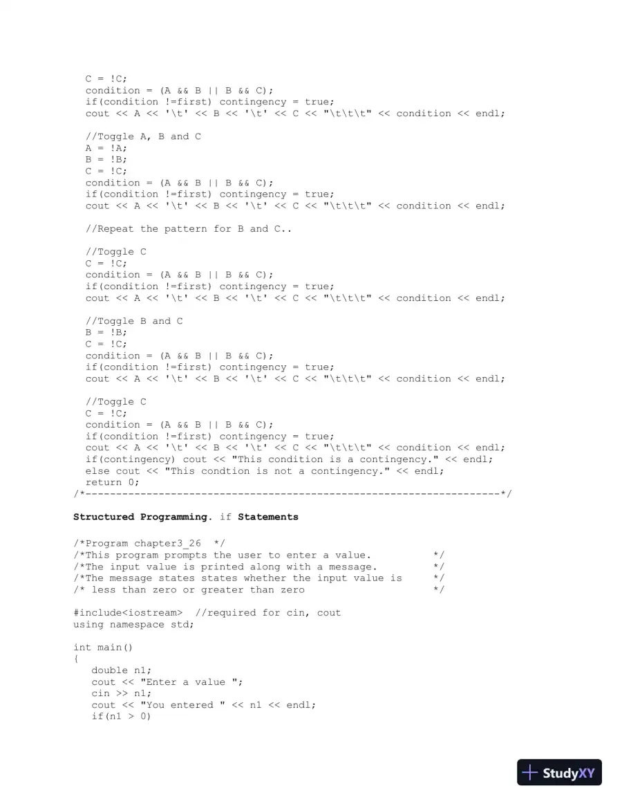 Solution Manual for Engineering Problem Solving With C++, 4th Edition, page 22