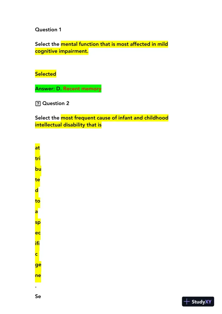2023-2024 NRNP6635 Psychopathology Final Real Exam With Answers (210 Solved Questions), page 3