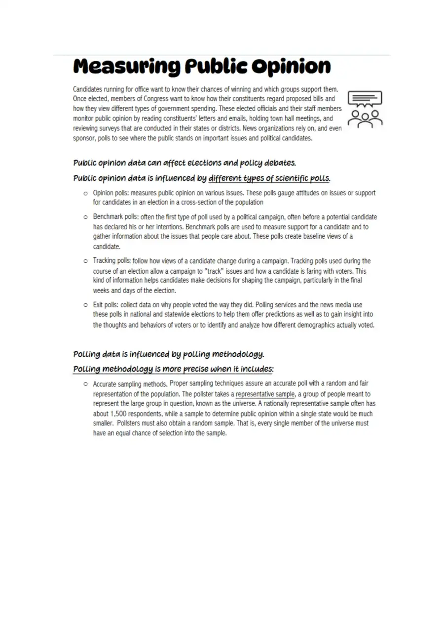 Lesson 3 Unit 4 Public Opinion Activity, page 2